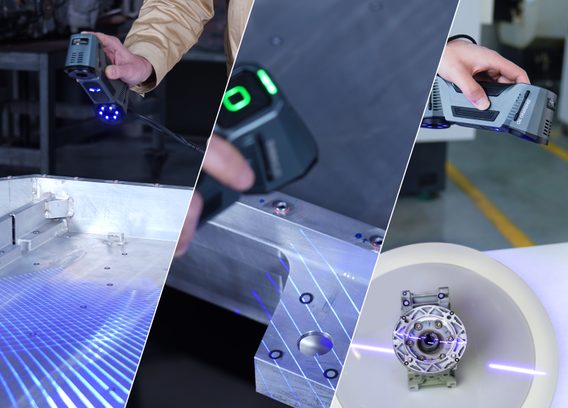 Scanning komponen mekanis dengan detail kecil menggunakan Shining3D FreeScan